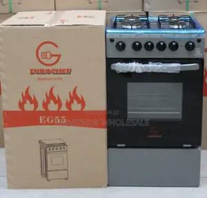 Eurochef Full Gas With Electric Oven +Timer Standing Cooker