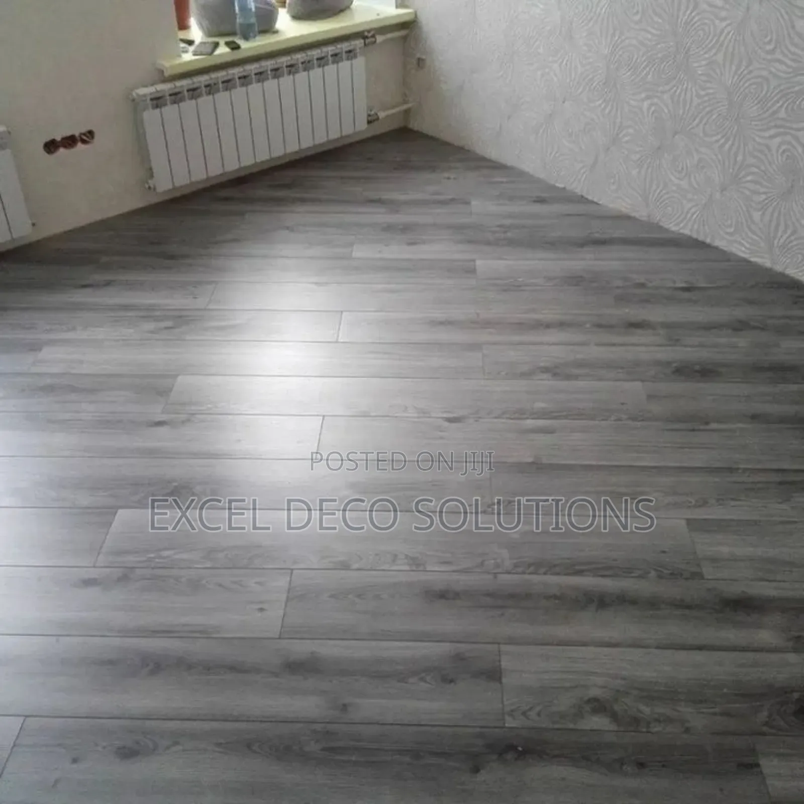 Walnut Finish SPC Click-Lock Flooring