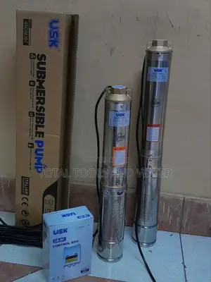 Usk Latest Submersible Water Pump 0.5hp 23m Cable 49m Head