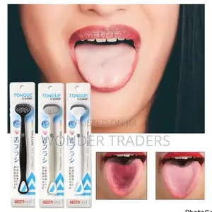 Silicone Scraper of the Tongue Double Side Professional