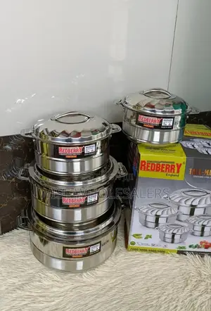 *Tall Maxx Stainless Steel Hotpots*
 4pcs In A Set