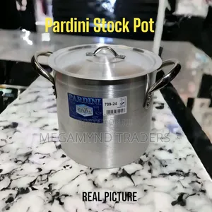 17ltr Aluminium Sufuria With Handle and Lid/Paradini Stock Pot 17ltr