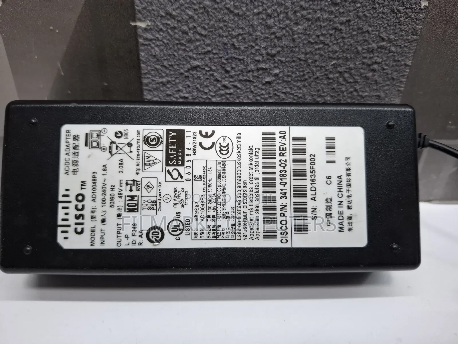48v 2.08a Ac/Dc Adapter Compatible With Cisco Ad10048p3