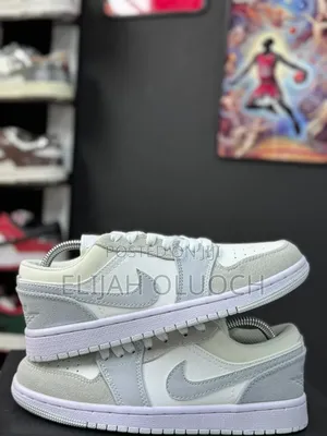 Quality Grey Jordan 1 Low Cut Shoe