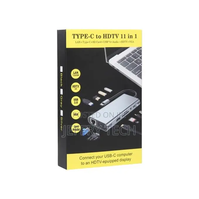 11 in 1 Usb-C / Type-C to Usb Docking Station
