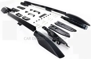 Prado 150 Car Roof Black Roof Rails Pair