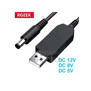 Dc 5v to 12v Usb Cable Boost Stepup Cord for Wifi Router Mod
