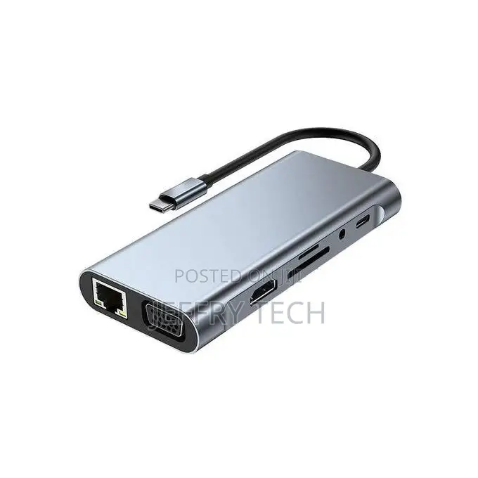 11 in 1usb C Hub Docking Station With Hdmi-Compatible, Vg