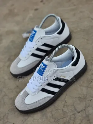 Single Sole Samba Adidas Black White