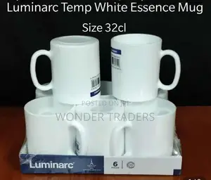 *Set of 6 Luminarc(Essence) Cups 