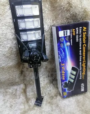 Outdoor Solar Street Light With Double Camera 450w