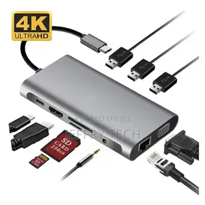 10 in 1 Type C Hub Multif Docking Station Hub Hdmi-Compatibl