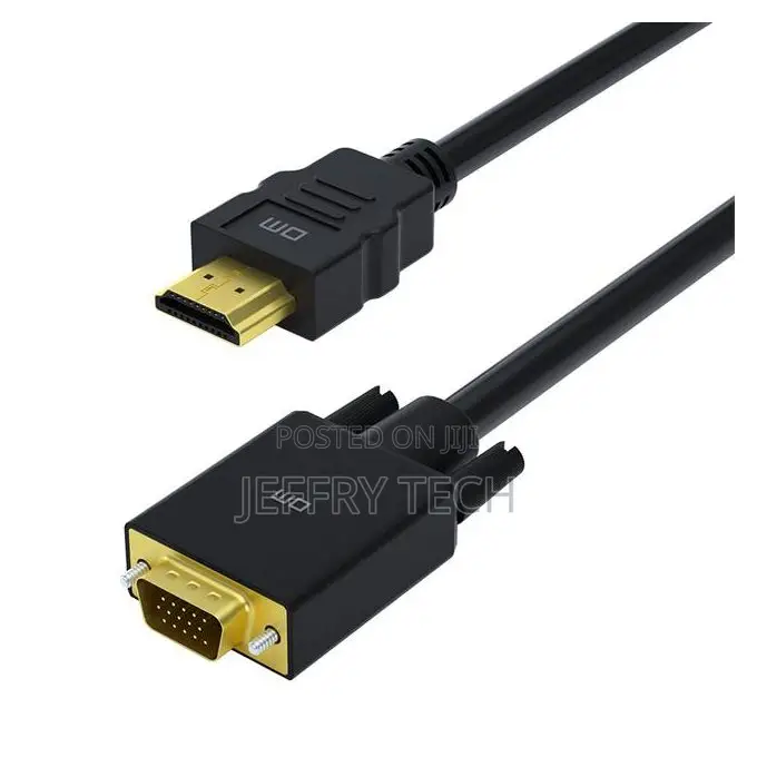 Hdmi Cable Hdmi to Vga 1080p Hd With Audio Adapter Cable