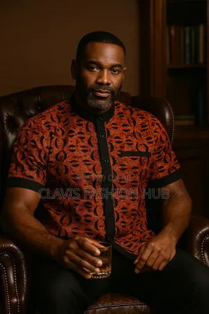 Full Kitenge Shirt In Different Sizes Available