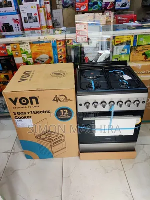 Von Cooker 3 Gas + 1 Electric - Vcf553141nfs Rapid Hot Plate