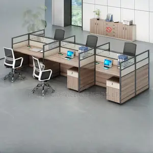Office Workstation: Office Modular Workstation With 6-Spaces