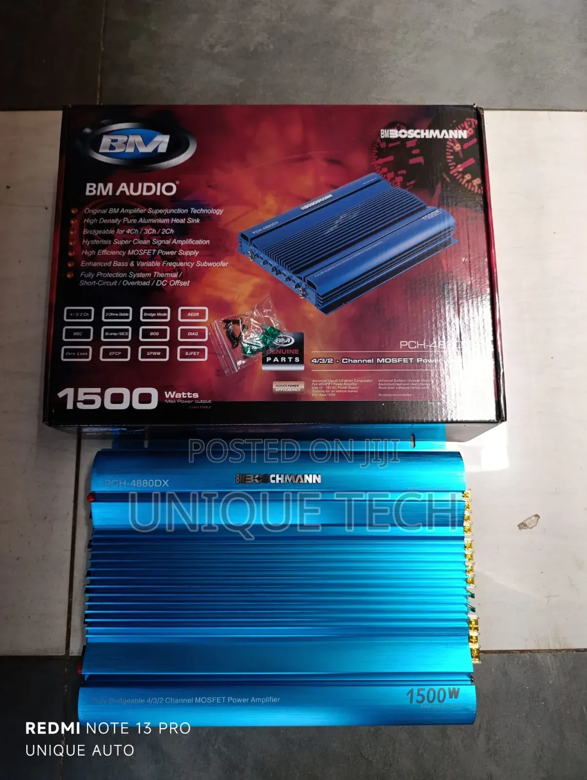 1500w Boschmann Amplifier – Boost Car Audio Performance