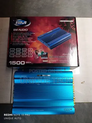 1500w Boschmann Amplifier – Boost Car Audio Performance