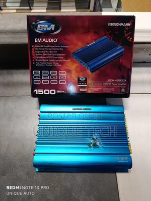Powerful 1500w Boschmann Amplifier –Clean Sound Heavy Bass