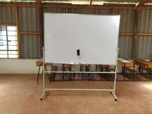 Large Whiteboard White Board, Double Sided on Wheels