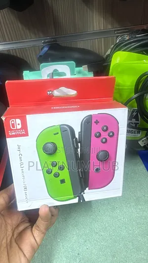 Joycon Green and Pink Nintendo