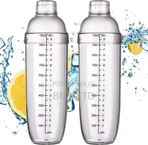 Pc Syrup Shaker With Scale Blender Bottle