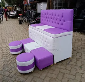 Purple Nails Pedicure Sofa/Bench