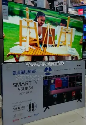 Global Star 55-inch 4k Uhd Smart Android Led Tv Inbuilt Chan