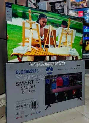 Globalstar 55" Smart Tv With Bluetooth Free To Air Channel