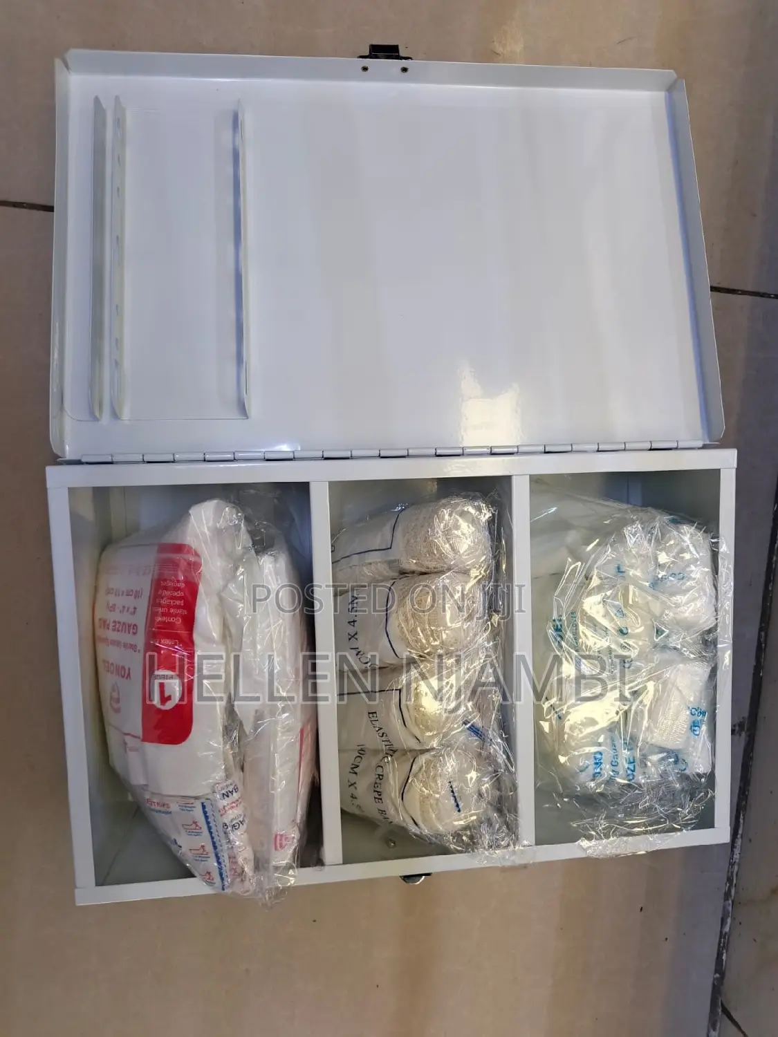 First Aid Occupational Kit With Metallic Lockable Box