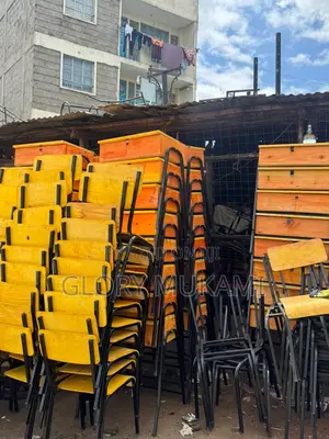 School Chairs And School Lockers