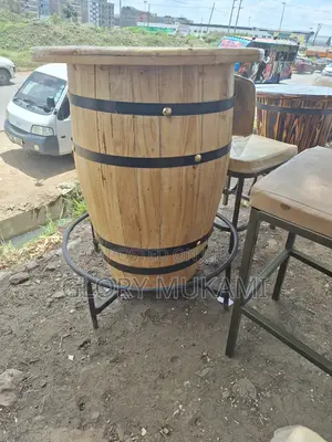 Restaurant And Bar Wooden Barrel Tables