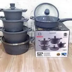 Bosch Non-Stick Cookware Set With Silicone Lids (10pcs)