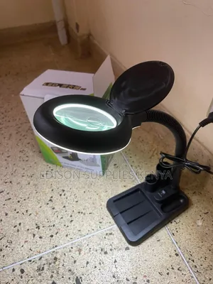 Magnifying Glass Magnifier Lamp Desk Adjustable Light