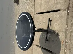 Black Round Restaurant And Bar Tables