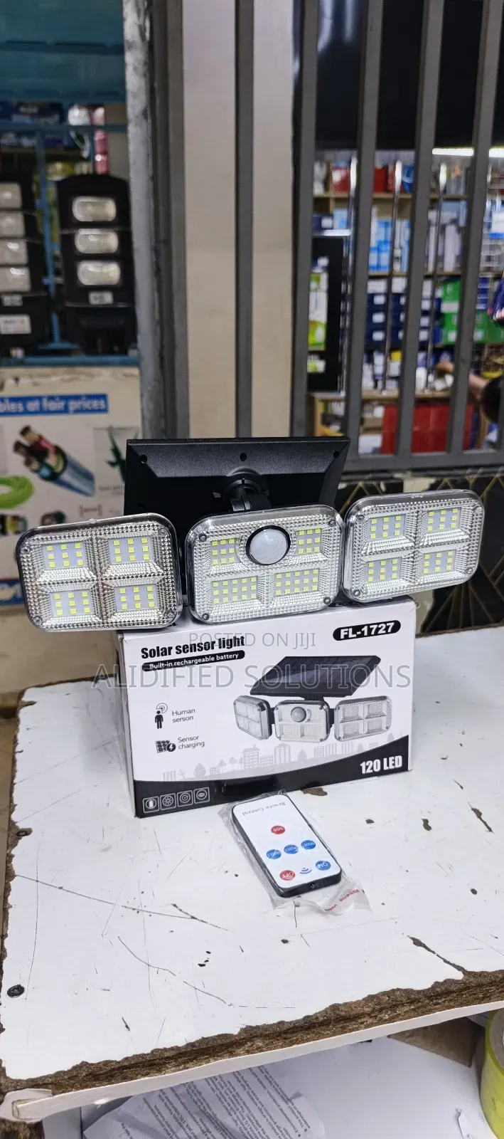 3headed Foldable Solar Sensor Light