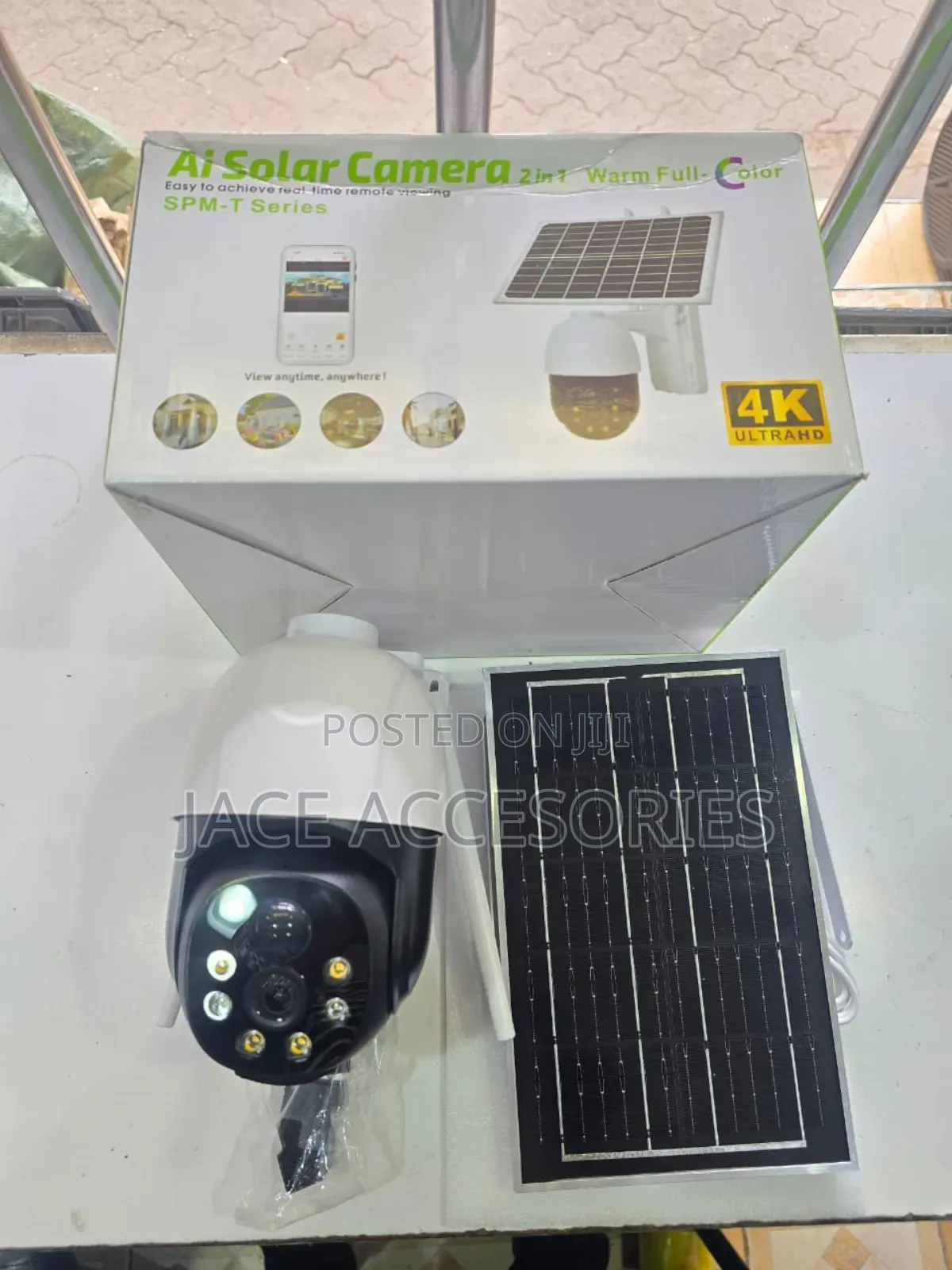 Dual 2mp Hd  Solar Cctv Camera