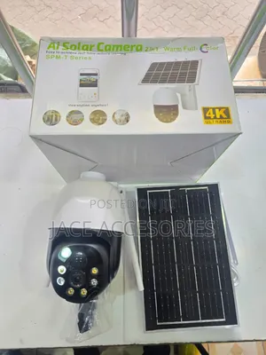 Dual 2mp Hd  Solar Cctv Camera