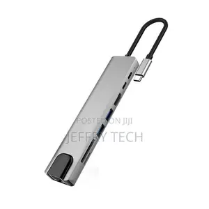8 in 1 Usb C 3.1 to HDTV 100mbps Lan Ethernet Usb3.0 Usb