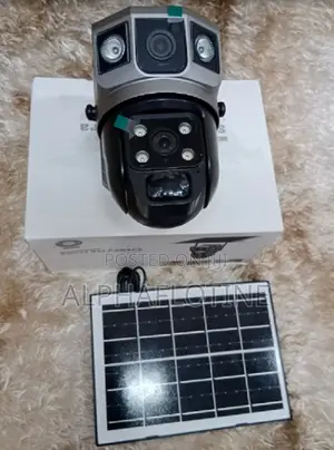 Solar Camera 4g Dual Lens With Sim Slot 4mp PTZ