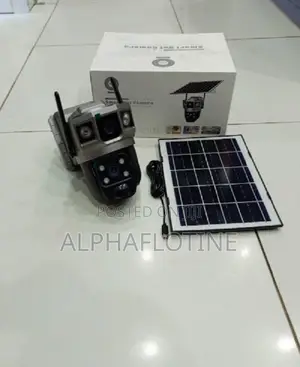 PTZ V380 Dual Lens 4g Camera Solar Pir Human