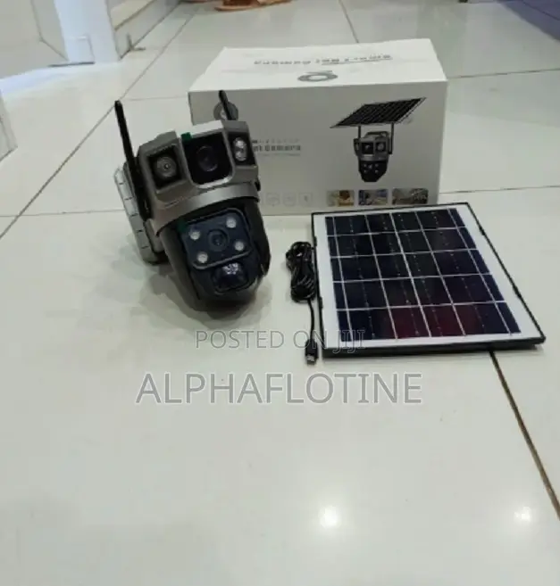 Solar Sim Card Solar Camera V380 Pro Dual Lens