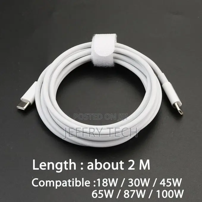 45w 65w 100w Usb Type C to Type-C Connector Cable for Pd 2m