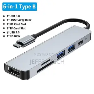 Usb C Hub Typi for Lap Pc Macbook Air M1 iPad Multipo