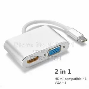 Type-C to Hdmi-Compatible Vga Usb C 3.0 Hub Adapter 10 Tv