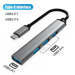 4 in 1usb 3.0 4 Port Hub Otg Adapter 5gpbs High Speed Usb 3