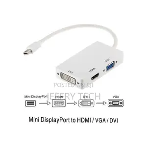 3 in 1 Display Port Dp to Dvi Vga Hdmi Adapter Conversion Ca