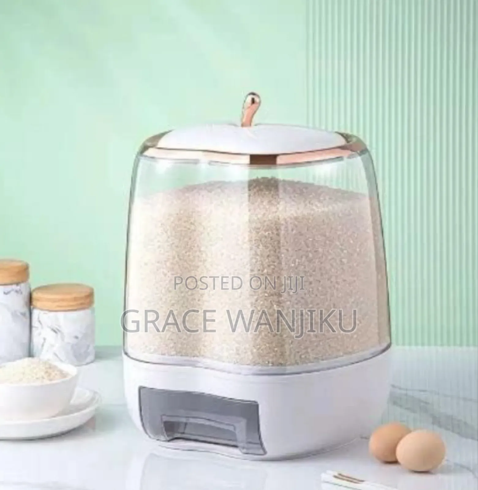 *Apple Shape Rice Dispenser