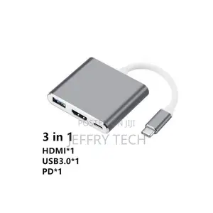 Usb Type C Hubto Hdmi_compatible Vga Adapter Rj45 Lan Et
