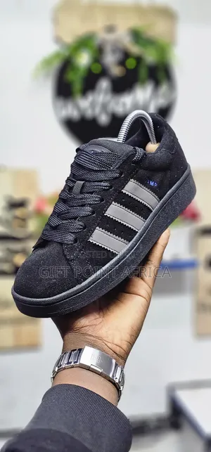 All Black Adidas Campus  Sneakers